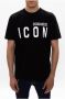 Dsquared2 T-Shirt Icon Black Heren - Thumbnail 2