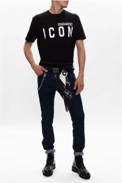 Dsquared2 T-Shirt Icon Black Heren