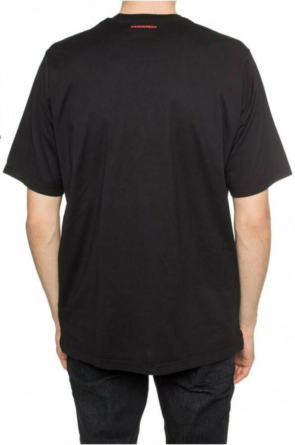 Dsquared2 T-shirt iconisch Zwart Heren