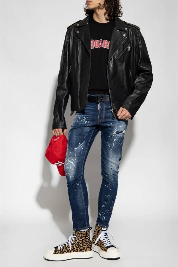 Dsquared2 Premium Heren T-Shirt Stijlvolle Upgrade Zwart Heren