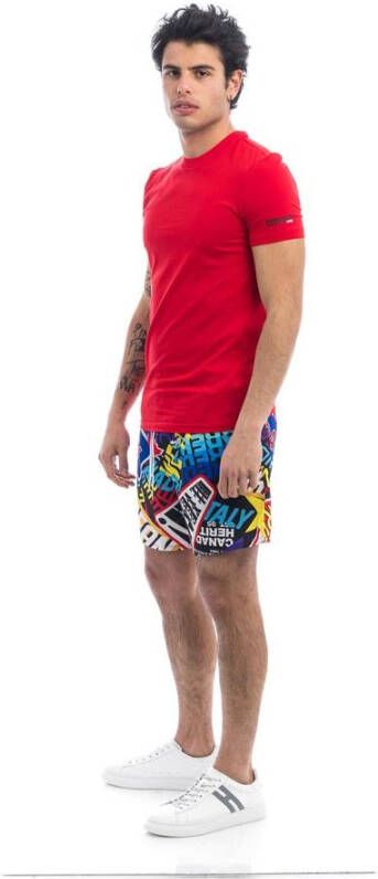 Dsquared2 T-shirt Rood Heren