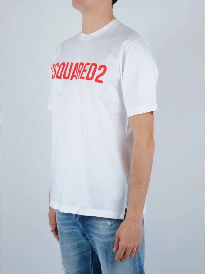 Dsquared2 T-shirt S71Gd1134 S23009 Wit Heren