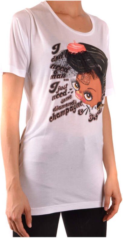 Dsquared2 T-shirt Wit Dames
