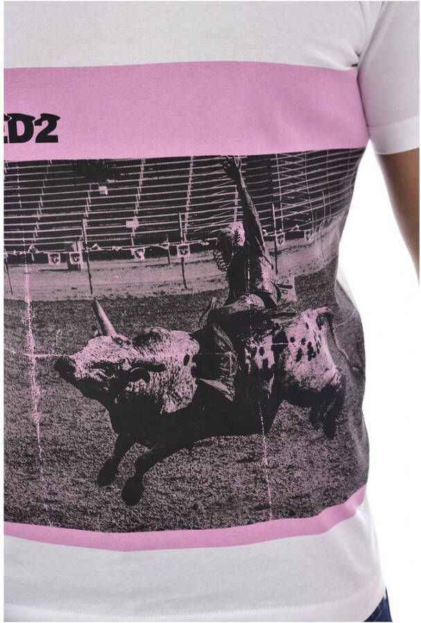 Dsquared2 Korte Mouw T-shirt Wit Heren