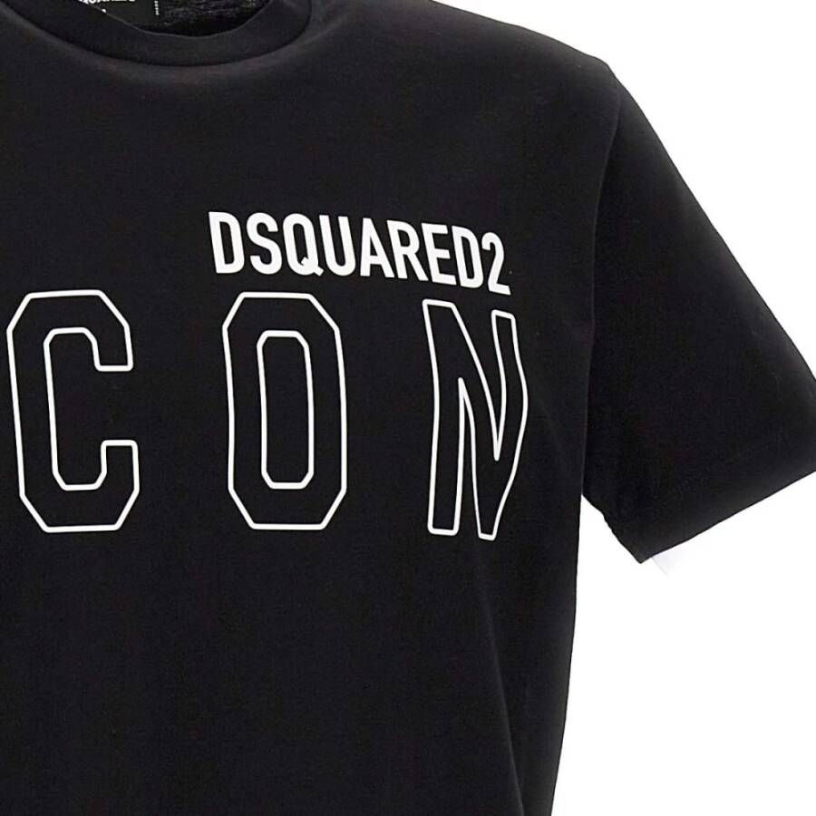 Dsquared2 T-shirt Zwart Heren