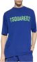 Dsquared2 Klassiek Katoenen T-Shirt Blauw Heren - Thumbnail 3