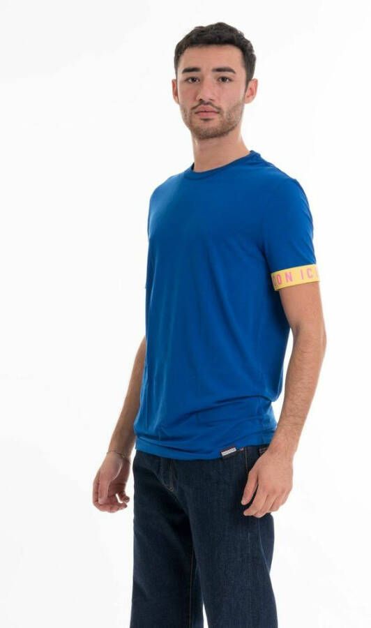 Dsquared2 Stijlvolle en comfortabele T-shirts voor mannen Blauw Heren