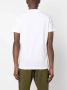 Dsquared2 Grafisch Bedrukt Katoenen T-shirt voor Heren Wit Heren - Thumbnail 7