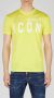 Dsquared2 Icon Print Logo T-Shirt Yellow Heren - Thumbnail 4
