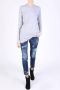 Dsquared2 Hoogwaardig T-shirt met lange mouwen Grijs Dames - Thumbnail 2