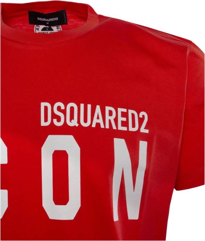 Dsquared2 T-shirts Rood Heren