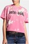 Dsquared2 Fuchsia T-Shirt voor Dames Hoogwaardig & Stijlvol Roze Dames - Thumbnail 2