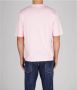 Dsquared2 Lichtroze en Hemelsblauw Katoenen Logo Print T-Shirt Pink Heren - Thumbnail 2