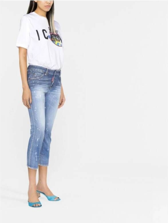 Dsquared2 T-Shirts Wit Dames