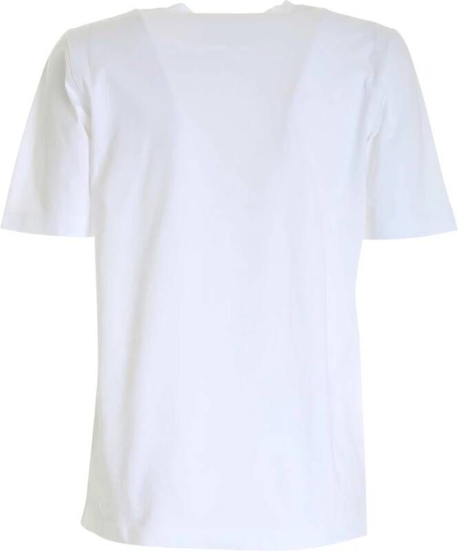 Dsquared2 Bianca Logo Rits T-Shirt voor Dames Wit Dames
