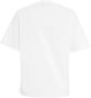 Dsquared2 Witte T-shirt voor vrouwen Stijlvolle upgrade 100% CO-stof White Dames - Thumbnail 3