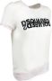 Dsquared2 Zijden T-shirt met Seta Art White Dames - Thumbnail 2