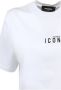 Dsquared2 T-Shirt Art S80Gc0009S23009 100% Katoen White Dames - Thumbnail 2