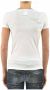 Dsquared2 Retro V-Hals Katoenen T-Shirt White Dames - Thumbnail 2
