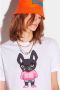 Dsquared2 Elegante Witte Logo Tee White Dames - Thumbnail 2