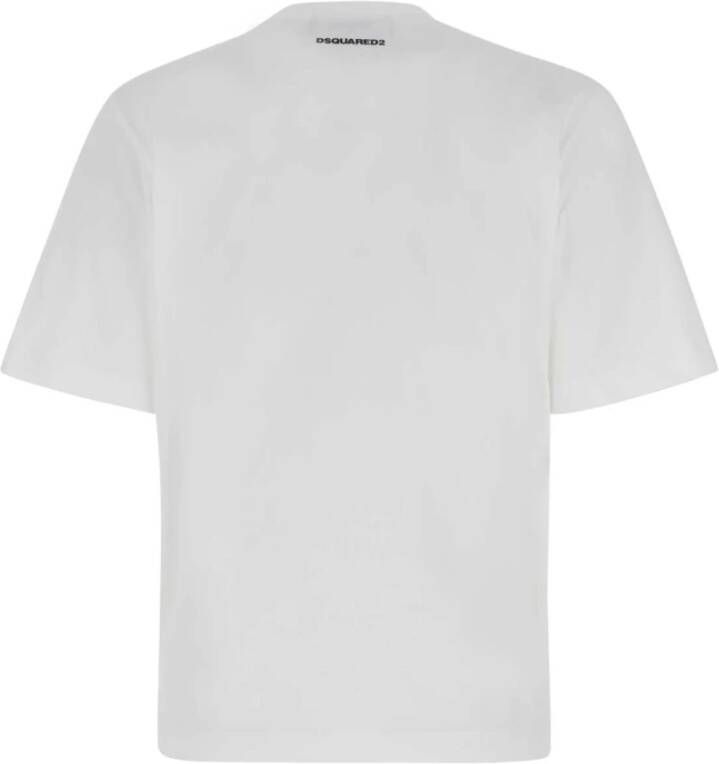 Dsquared2 Luxe Dames T-Shirts Collectie Wit Dames