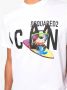 Dsquared2 Heren Slip-On T-Shirt met Contrast Print White Heren - Thumbnail 7