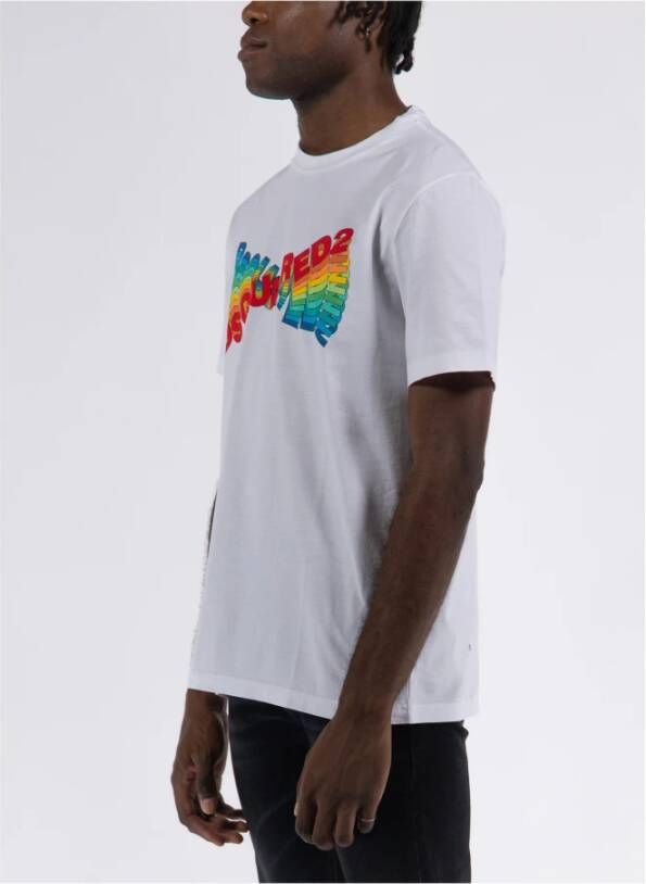 Dsquared2 T-Shirts Wit Heren