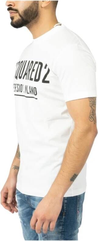 Dsquared2 T-Shirts Wit Heren