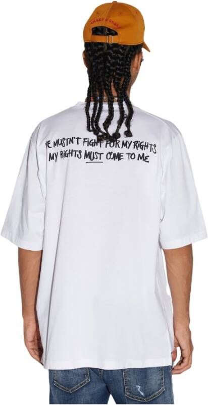 Dsquared2 T-Shirts Wit Heren