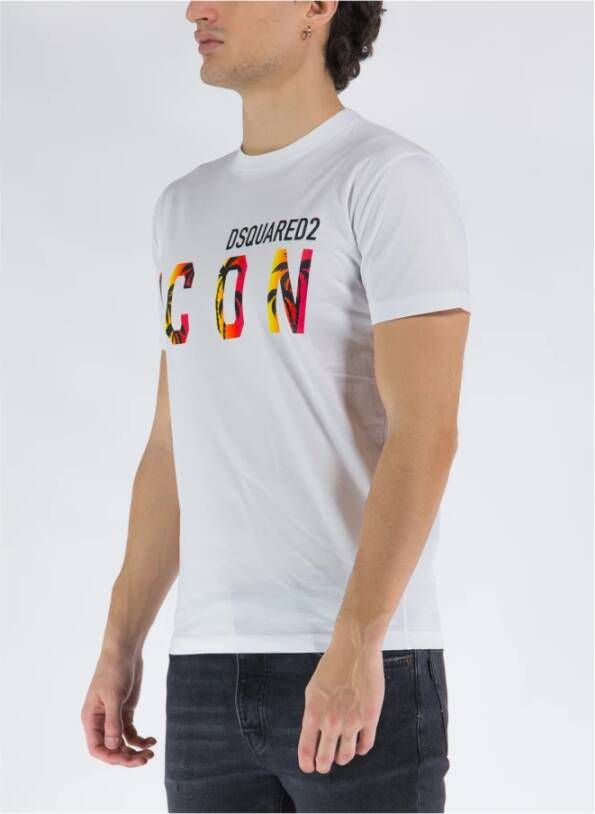 Dsquared2 T-Shirts Wit Heren