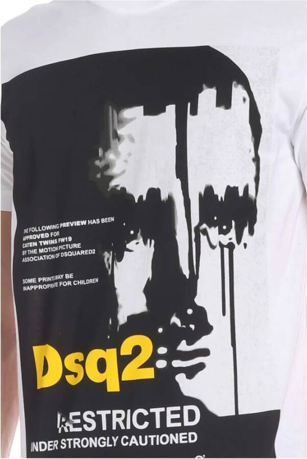 Dsquared2 T-Shirts Wit Heren