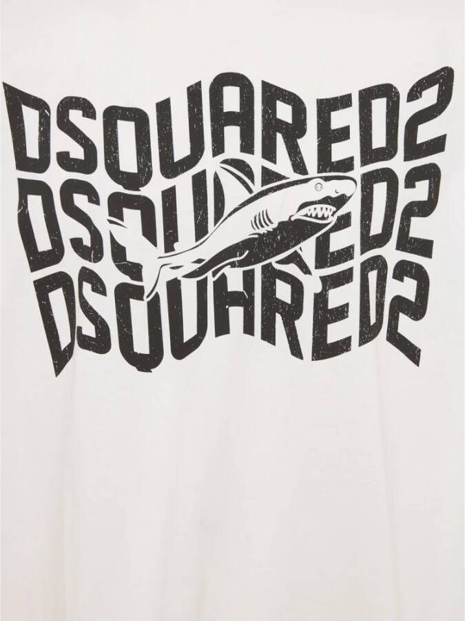 Dsquared2 T-Shirts Wit Heren