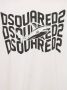 Dsquared2 Witte T-shirt met Haai en Logo Print White Heren - Thumbnail 5