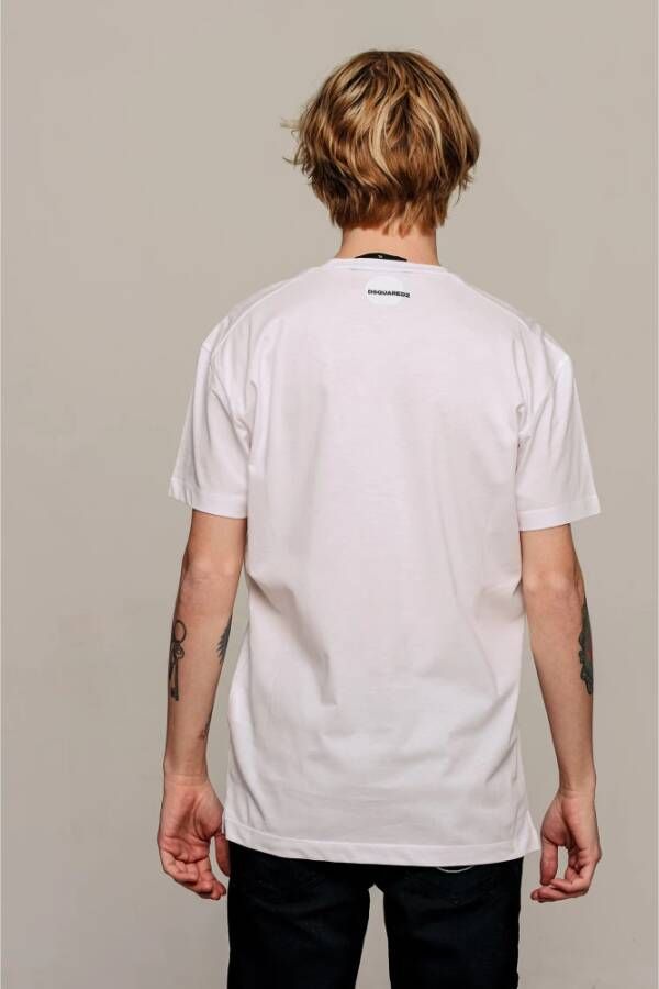 Dsquared2 T-Shirts Wit Heren