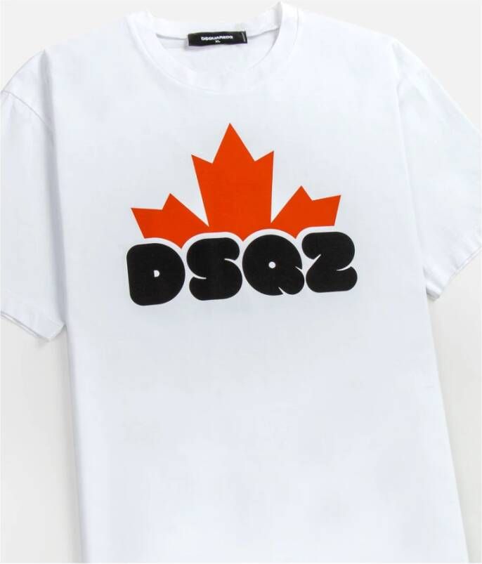 Dsquared2 Witte Dsq2 Cool Shirt voor Heren Wit Heren