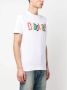 Dsquared2 Multicolor Logo Print T-Shirt Maat L Wit White Heren - Thumbnail 6