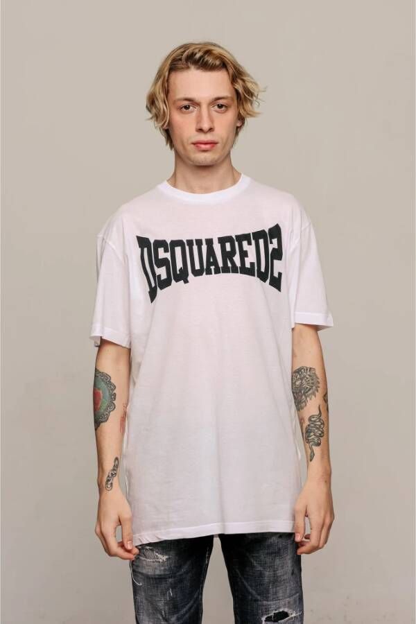 Dsquared2 T-Shirts Wit Heren