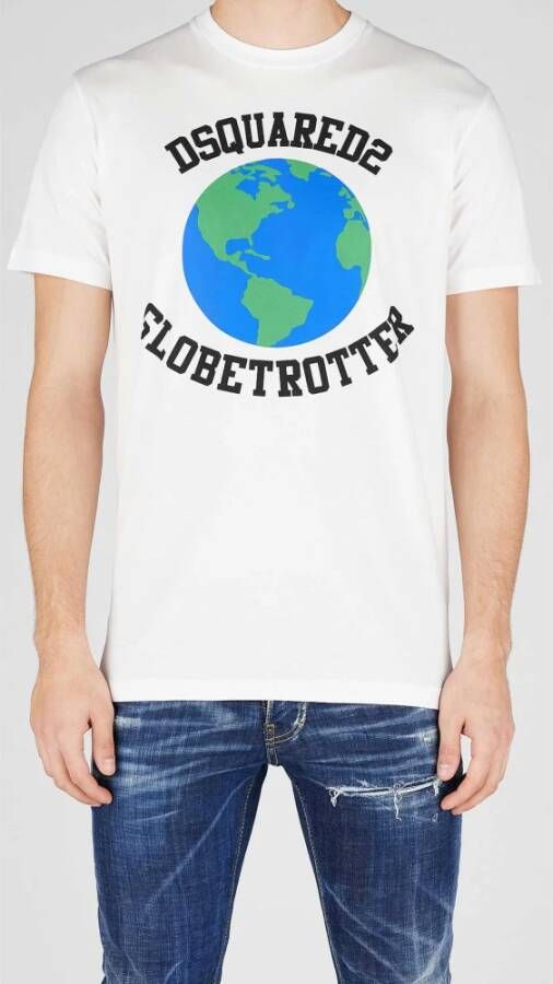 Dsquared2 T-Shirts Wit Heren