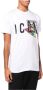 Dsquared2 Heren Slip-On T-Shirt met Contrast Print White Heren - Thumbnail 3
