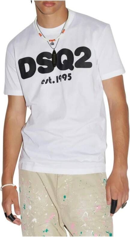 Dsquared2 Basic T-Shirt Wit Heren