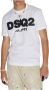 Dsquared2 Dsq2 Est.1995 Katoenen T-shirt Wit White Heren - Thumbnail 2