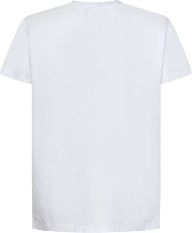 Dsquared2 Heren Wit Grafisch Print T-Shirt Wit Heren