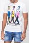 Dsquared2 Wit Katoenen T-Shirt Gemaakt in Italië White Heren - Thumbnail 4