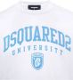 Dsquared2 University print T-shirt met korte mouwen White Heren - Thumbnail 5