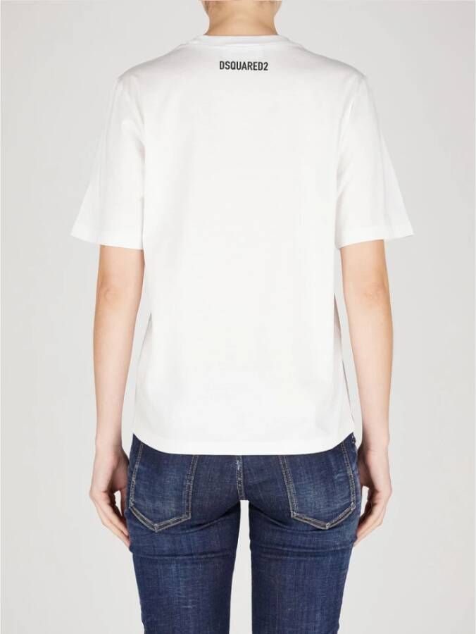 Dsquared2 T-Shirts Wit Heren