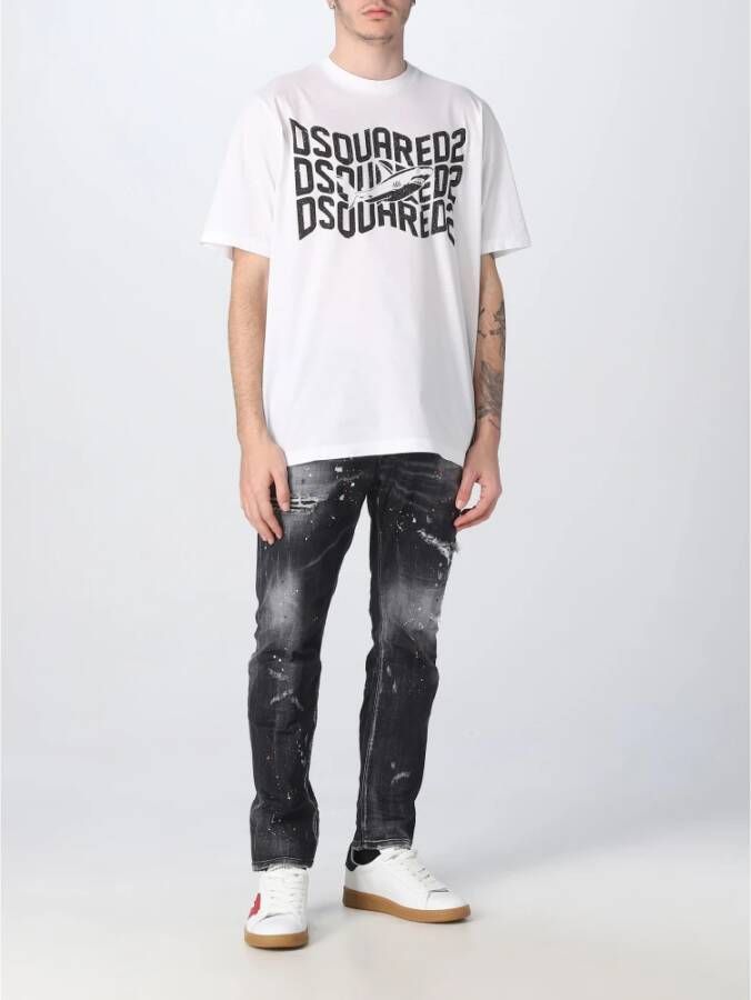 Dsquared2 T-Shirts Wit Heren