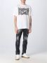 Dsquared2 Witte T-shirt met Haai en Logo Print White Heren - Thumbnail 7