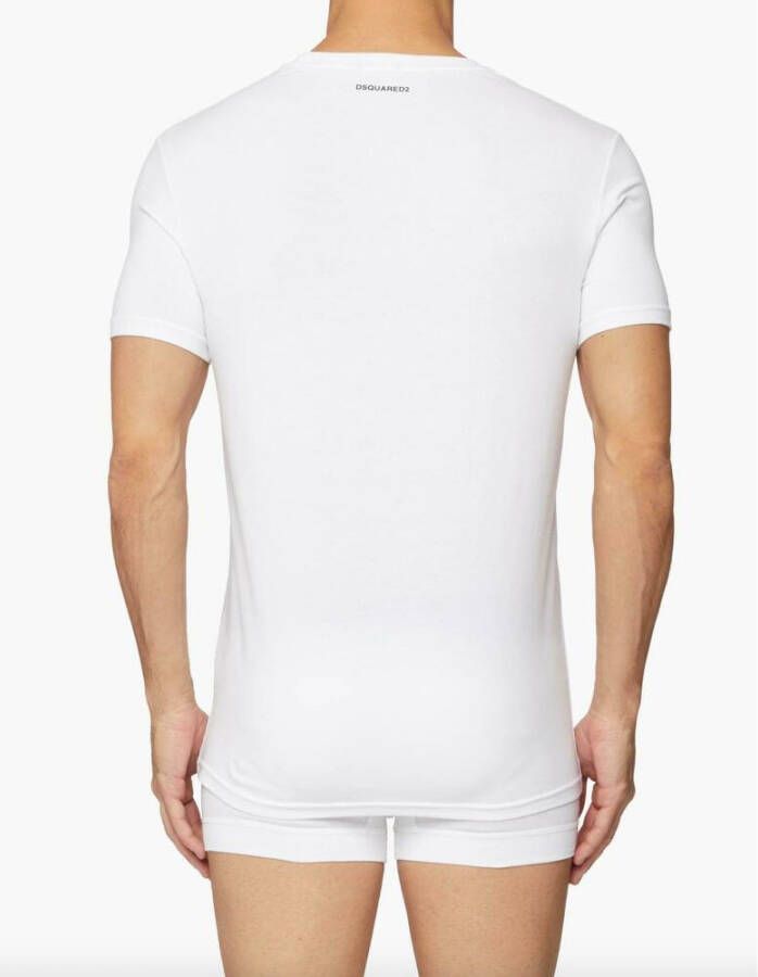 Dsquared2 T-shirts Wit Heren