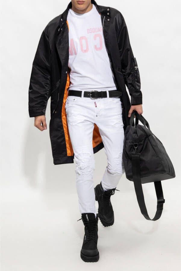 Dsquared2 Bedrukt t-shirt Wit Heren