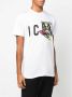 Dsquared2 Heren Slip-On T-Shirt met Contrast Print White Heren - Thumbnail 10